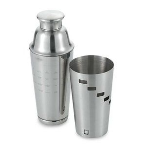 Oggi Stainless Steel Cocktail Shaker w/Recipes